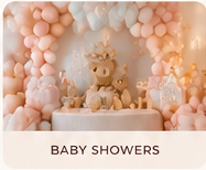 Baby shower styling